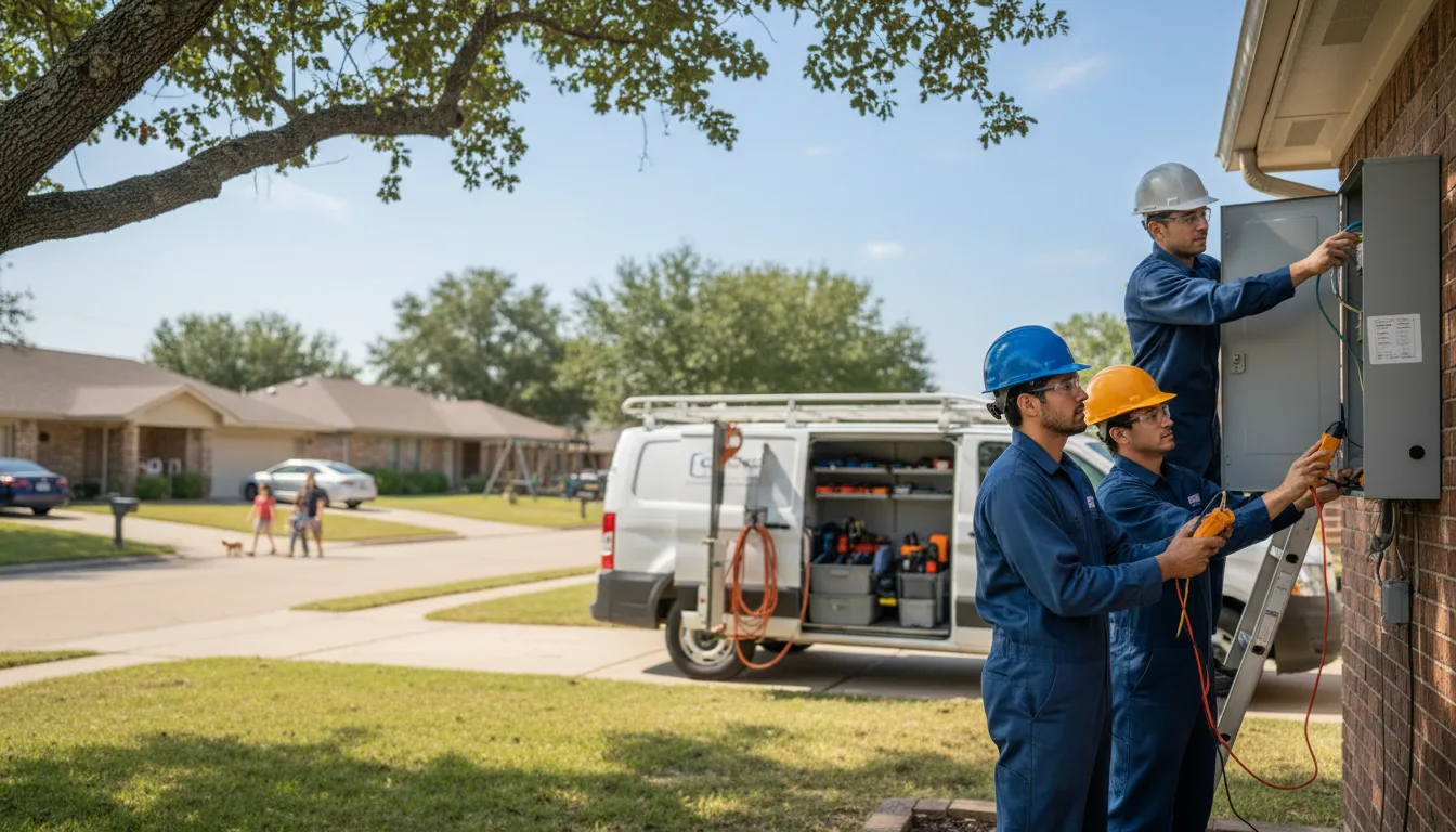 Certified electrician providing emergency electrical services in Cloutierville, LA